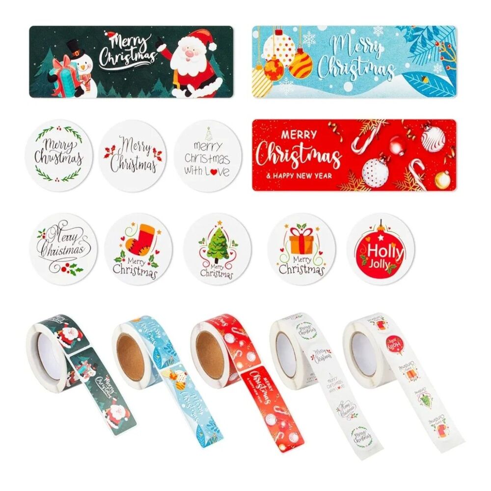Christmas Sticker Rolls